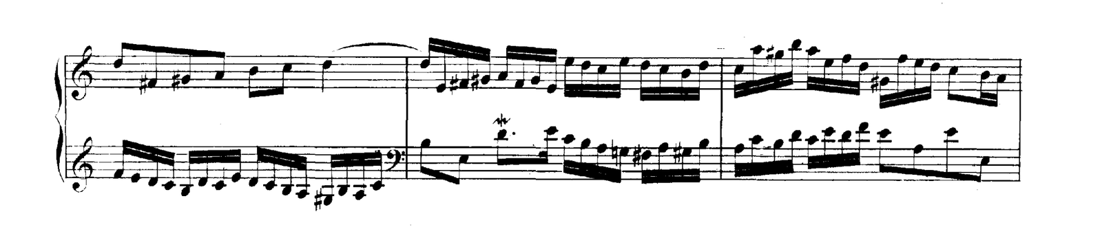 Invention No. 1 in C major, original edition, page 17, bars 12–14
