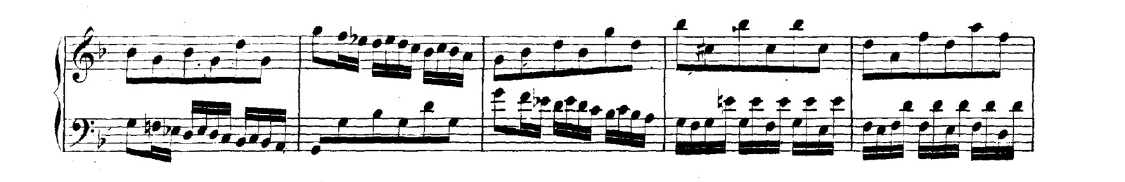 Invention No. 8 in F major, original edition, page 26, bars 16–20