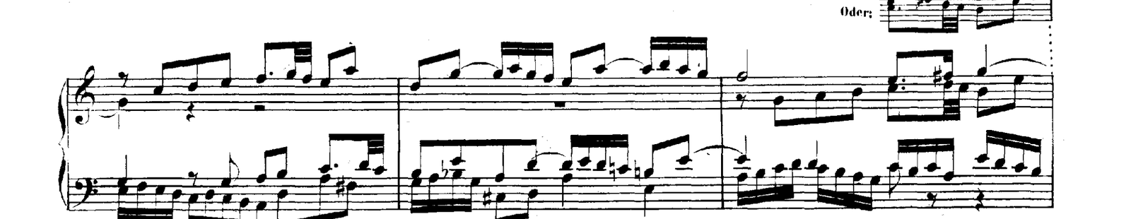 Fugue No. 1 in C major, original edition, page 42, bars 7–9