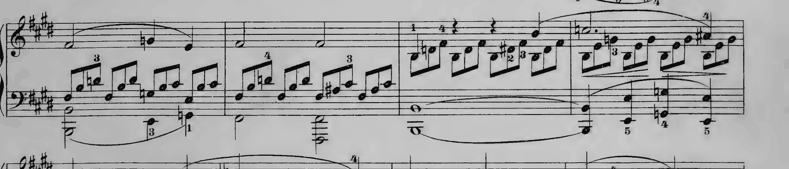 Piano Sonata No. 14 in C# minor, Op. 27 No. 2 'Moonlight': I. Adagio sostenuto, original edition, page 167, bars 13–16