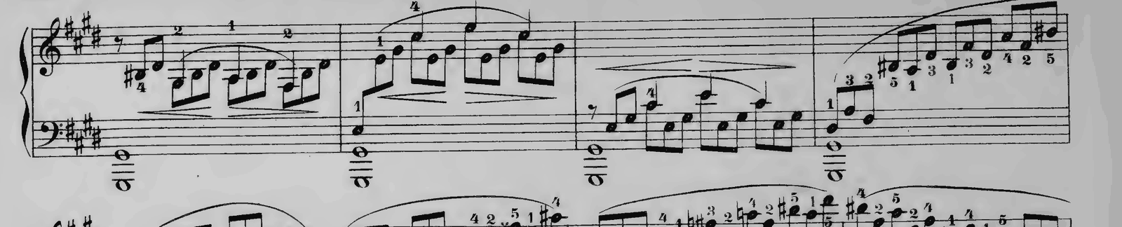 Piano Sonata No. 14 in C# minor, Op. 27 No. 2 'Moonlight': I. Adagio sostenuto, original edition, page 168, bars 29–32