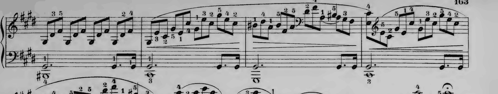 Piano Sonata No. 14 in C# minor, Op. 27 No. 2 'Moonlight': I. Adagio sostenuto, original edition, page 169, bars 61–64