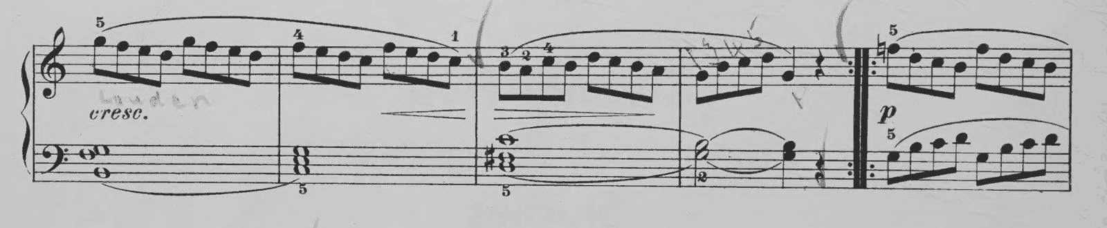 Candour (Frankness), original edition, page 4, bars 5–9