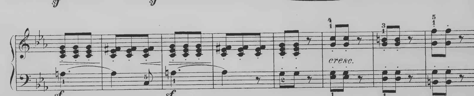 Ballade, original edition, page 20, bars 15–22