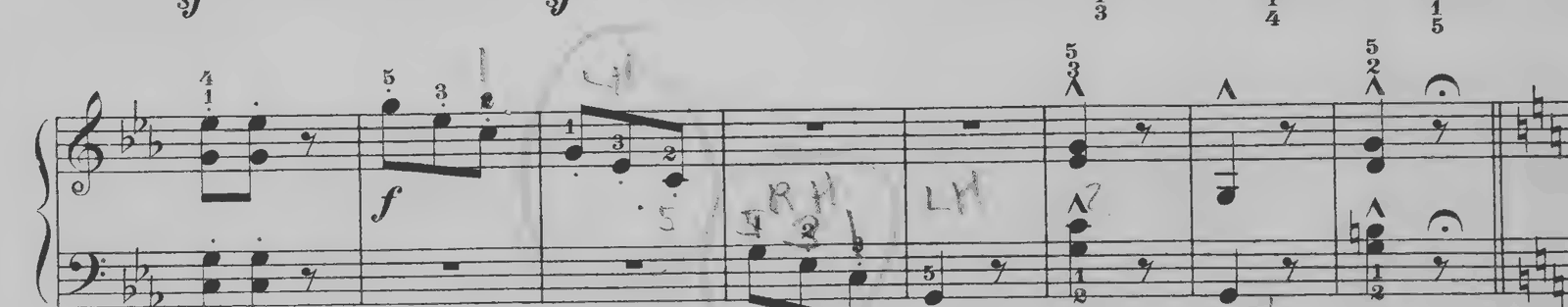 Ballade, original edition, page 20, bars 23–30