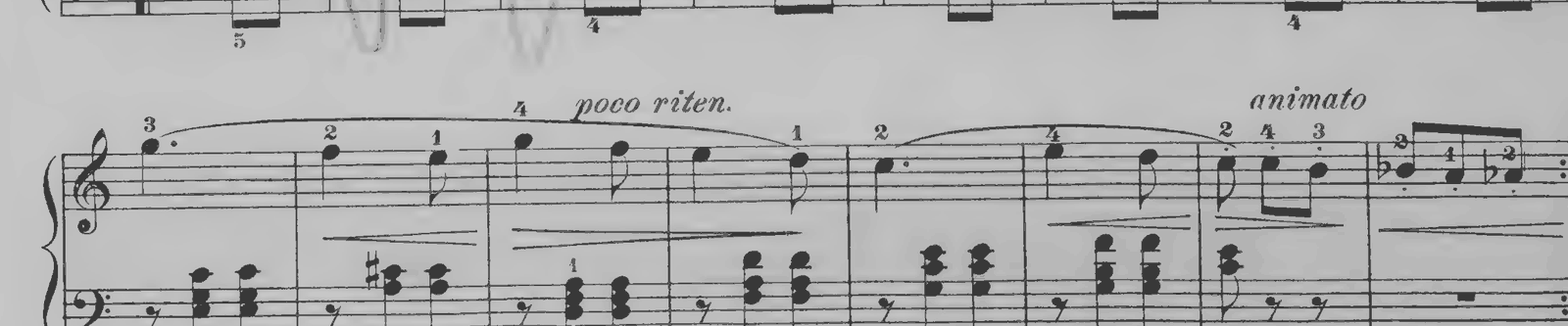 Ballade, original edition, page 20, bars 39–46