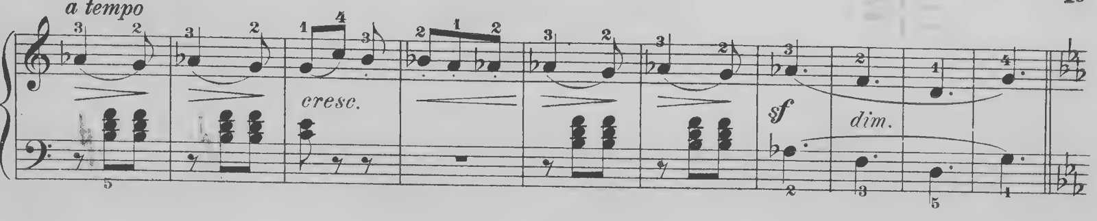 Ballade, original edition, page 21, bars 47–56