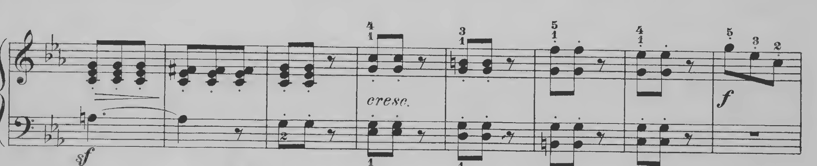 Ballade, original edition, page 21, bars 73–80