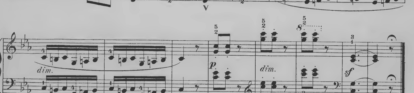 Ballade, original edition, page 21, bars 89–96