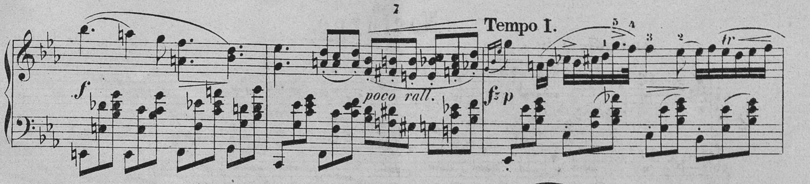 Nocturne in Eb major, Op. 9 No. 2, original edition, page 19, bars 19–21