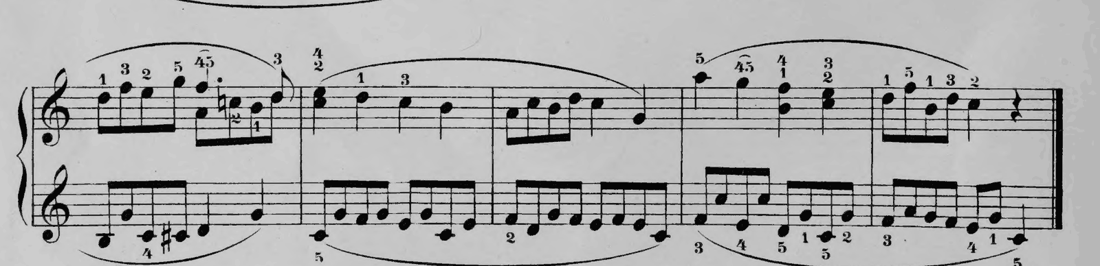 Melody (Album for the Young No. 1), original edition, page 10, bars 16–20