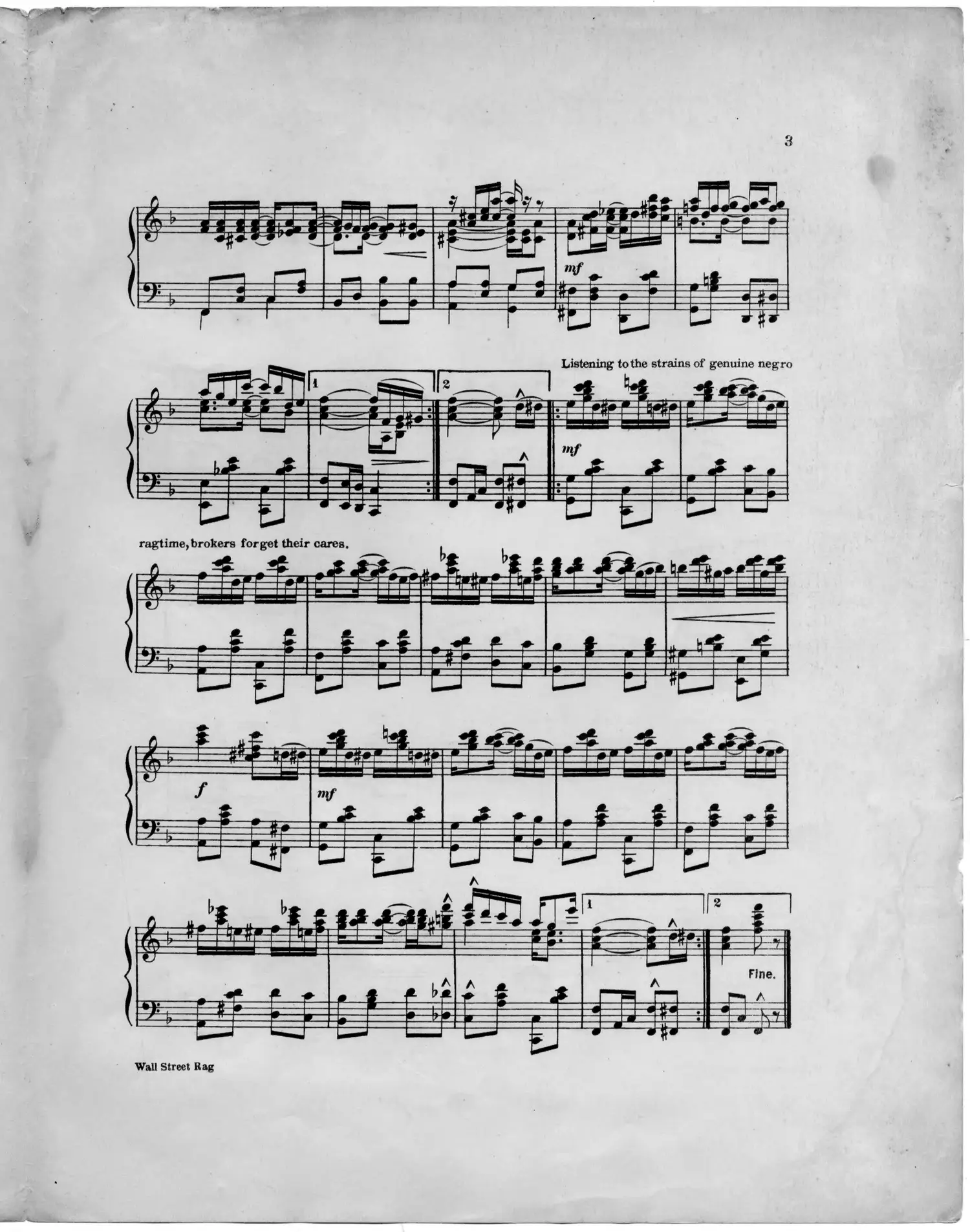 Wall Street Rag, original edition, page 5